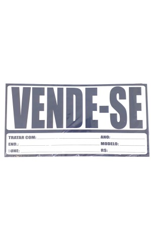 14)  PLACA DE VENDE-SE C/2 EMB PC/24
