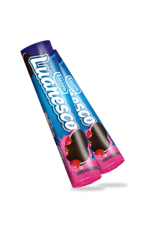 00) LUANESCO BISCOITO RECHEADO MORANGO 110G CX/30