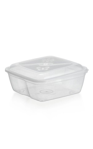 12) PLASTICO ORGANIZADOR QUADRADO VERSATIL PRATIC 3.7L PC/24
