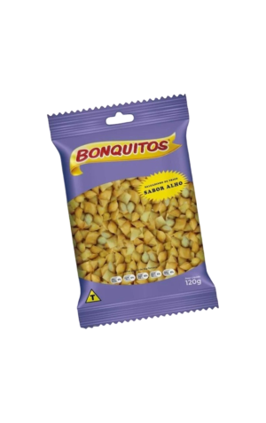 00) BONQUITOS 120G ALHO CX/20