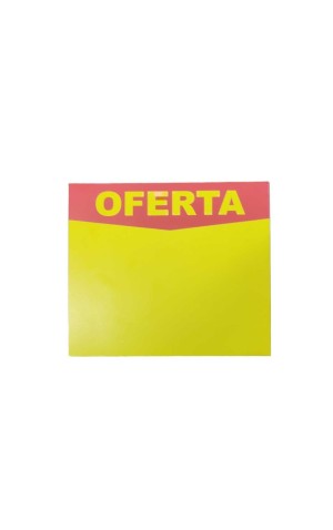 14)  PLACA OFERTA 13X15 RETANGULAR PC/100