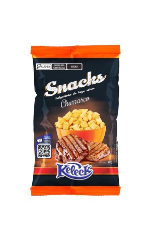 00) KELECK SNACK 140G CHURRASCO CX/14