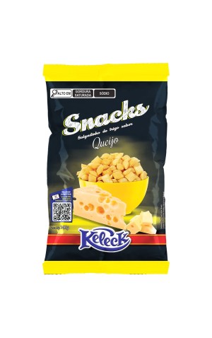 00) KELECK SNACK 140G QUEIJO CX/14