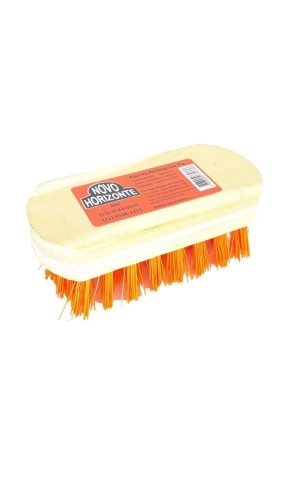 16) ESCOVA DE ROUPA PEQUENA MADEIRA DZ/12