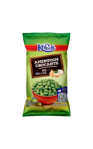 00) KELECK AMENDOIM 400G CROCANTE CEBOLA E SALSA PC/10