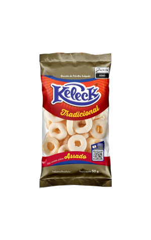 00) KELECK BISCOITO BRANCO  50G CX/26