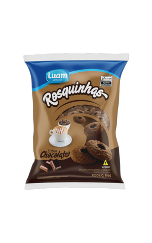 00) LUAN ROSQUINHA CHOCOLATE 300G CX/12
