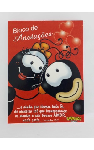 13) BLOQUINHO ANOTACOES COM DESENHO PC/100